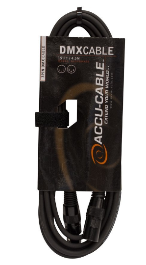 AC3PDMX15 15', 3 PIN DMX CABLE