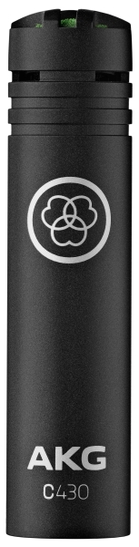 C430 OVERHEAD MIC FOR HARDWIRE APPLICATIONS, WITH STANDARD XLR CONNECTOR FOR PHANTOM POWERING.