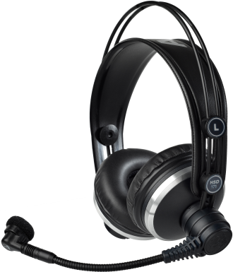 HSD171 PROF. CLOSED-BACK HEADSETS DERIVED FROM K 171 HEADPHONES WITH DYNAMIC MIC FOR BROADCAST