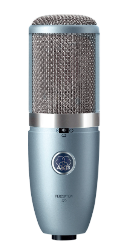 P420 PROFESSIONAL LARGE-DUAL-DIAPHRAGM TRUE-CONDENSER MICROPHONE WITH SWITCHABLE POLAR PATTERNS.