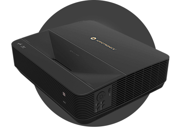AL-UU535A ULTRA SHORT THROW LASER PROJECTOR: 5000 LUMEN, 1920 X 1080, 100,000:1, 0.25:1 THROW RATIO / BLACK