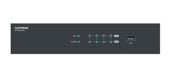 ALF-DSP44-UD 4 IN / 4 OUT AUDIO DIGITAL SIGNAL PROCESSOR WITH ADVANCED AUDIO PROCESSING CAPABILITIES