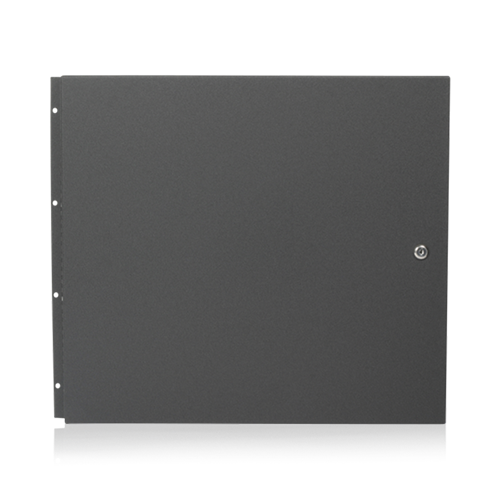 SFD407 STEEL FRONT DOOR FOR DESK TOP CABINETS - 7 RU