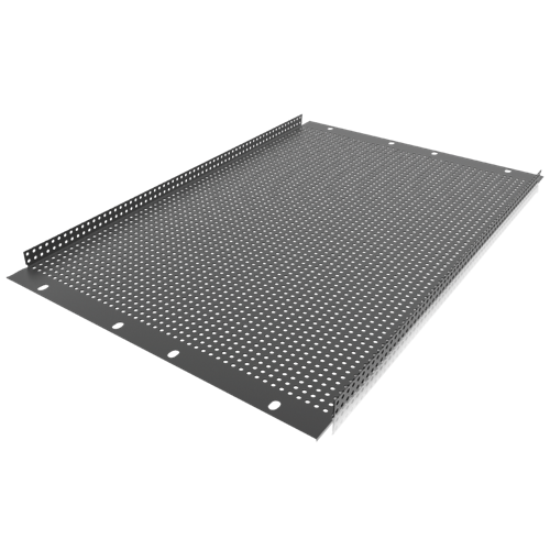 PPR7 19" 7RU RECESSED VENT RACK PANEL