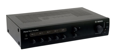 PLE-1ME060-US 60W MIXER AMPLIFIER, 4 MICROPHONES AND 3 BACKGROUND MUSIC (BGM) INPUTS. US VERSION.