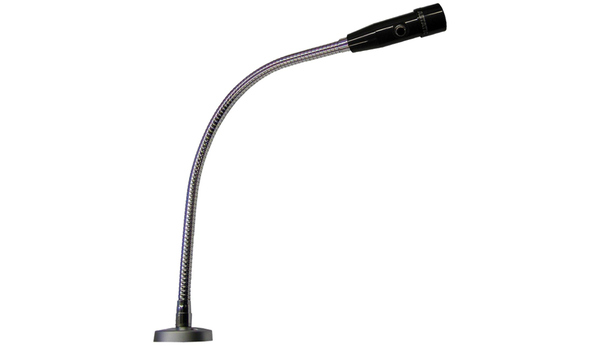 AMC105SNO-19 ASTATIC OMNIDIRECTIONAL DYNAMIC MICROPHONE, 1 DPDT PUSH-TO-TALK SWITCH, 19” GOOSENECK, 2 3/4” FLANGE