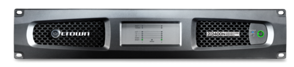DCI2X2400N 2CH POWER AMPLIFIER 2400W @ 4OHM WITH BLU LINK, 70V 100V