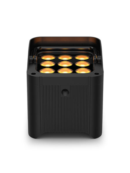 FREEDOMPARQ9X4 TRI-COLOR (RBG) COLOR MIXING, TRUE WIRELESS, BATTERY-OPERATED