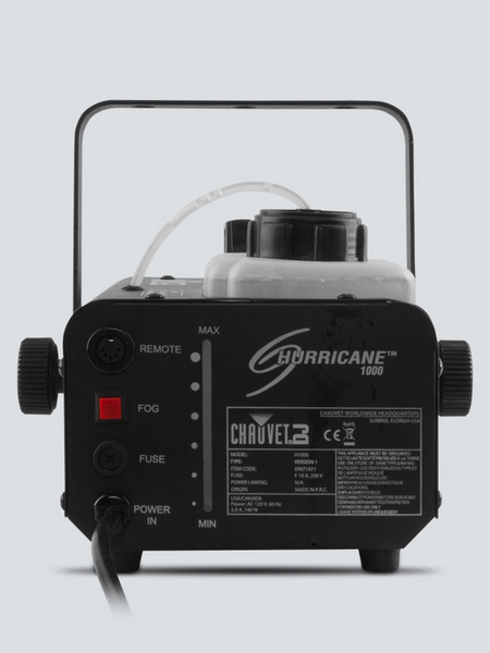 H1000 LIGHTWEIGHT AND COMPACT FOG MACHINE COMBINING DENSE FOG OUTPUT AND PORTABILITY