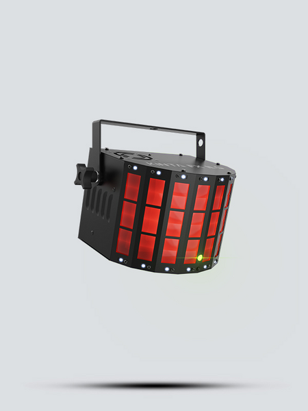 KINTAFXILS COMPACT MULTI-EFFECT LIGHT WITH KINTA, LASER, AND SMD STROBE, D-FI USB COMPATIBLE