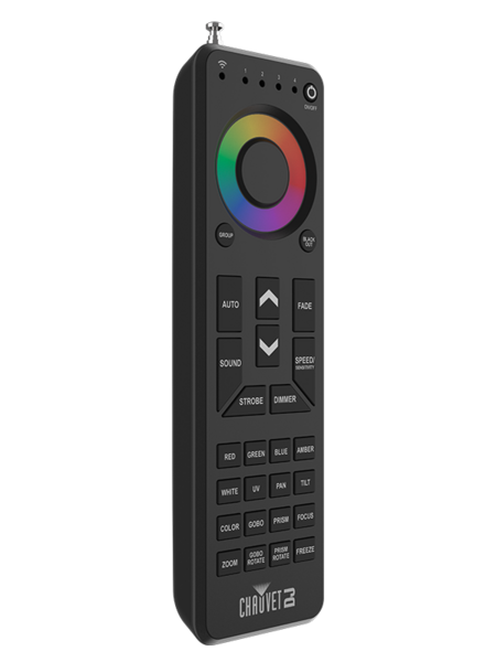 RFCXL HANDHELD REMOTE CONTROL FOR COMPATIBLE RF-ENABLED LIGHTING FIXTURES, OMNIDIRECTIONAL
