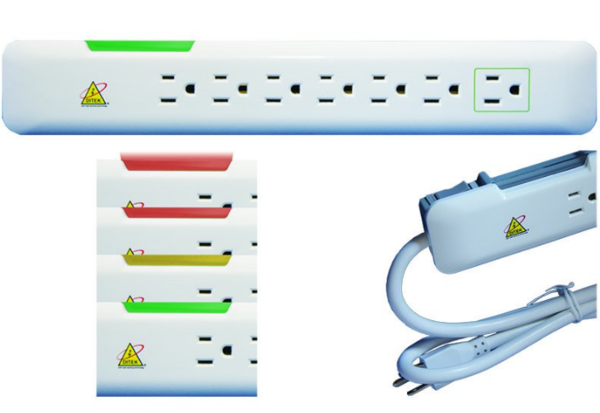 DTK-7VS 7 OUTLET V-SOCKET POWER STRIP