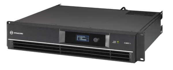 C2800FDI-US 2CH X 1400W PROFESSIONALL INSTALLATION DSP POWER AMPLIFIER, 70V/100V OR 8O/4O/2OHM OPERATION