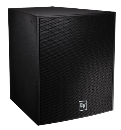 EVF-1181S-BLK SINGLE 18IN, 400 WATT SUBWOOFER SYSTEM, EVCOAT, BLACK, EXTERNAL CROSSOVER REQUIRED