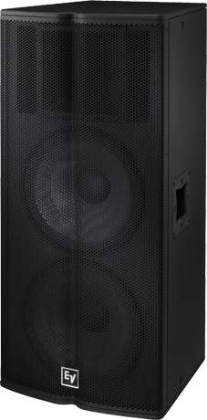 TX2152 1000 WATTS, DUAL 15" 2-WAY SPEAKER, PASSIVE, 60° X 40° HORN PATTERN, SMX2151 WOOFERS / BLACK