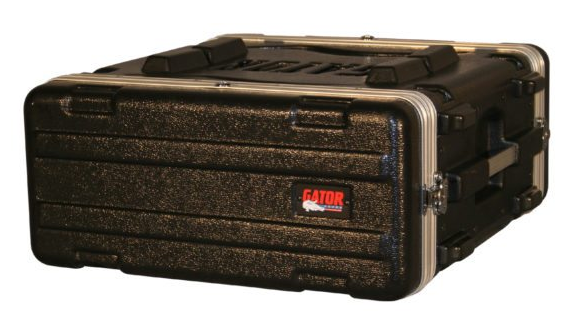 GR-6L MOLDED PE RACK CASE; FRONT, REAR RAILS; 6U; 19" DEEP; LOCKING