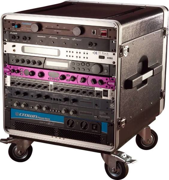 GRC-BASE-14 ATA MOLDED PE RACK W/ CASTERS; FITS UNDER GATOR GRC SERIES; 14U; 21" DEEP