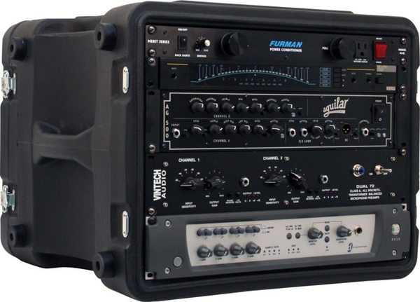 G-PRO-10U-19 PRO-SERIES MOLDED MIL-GRADE PE RACK CASE; 10U, 19" DEEP
