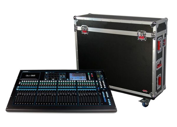 G-TOURQU32 ATA WOOD FLIGHT CASE FOR ALLEN & HEATH QU32 MIXING CONSOLE WITH DOGHOUSE DESIGN