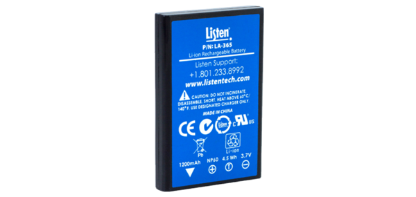 LA-365 REPLACEMENT RECHARGEABLE LI-ION BATTERY