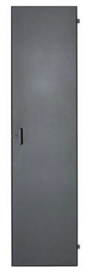 LFD-21FV DOOR-FULLY VENTED FRONT-21U, LOCKING, BLACK