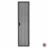 LFD-7FV 7RU FULLY VENTED FRONT DOOR, LOCKING, BLACK