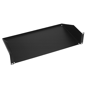 US-114 RACK UTILITY SHELF-1U, 14IN D, BLACK