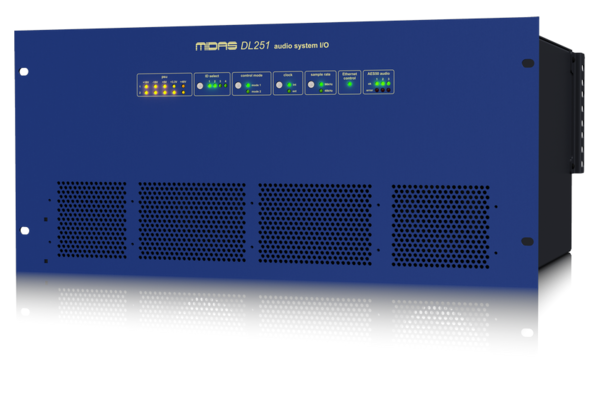 DL251-UL MIDAS FIXED FORMAT I/O UNIT (48 REMOTE CONTROL MIC INPUTS / 16 OUTPUTS), 5U RACK SPACE