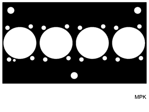 MPK MODULINE INSERT PANEL- LASER-CUT FOR 4EA NEUTRIK® D OR SWITCHCRAFT® D3F
