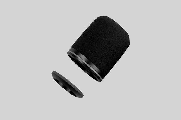 A57AWS BLACK LOCKING FOAM WINDSCREEN FOR BETA 57 AND BETA 57A