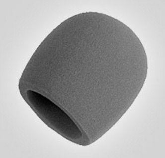A58WS-GRA GRAY FOAM WINDSCREEN FOR ALL SHURE BALL TYPE MICROPHONES