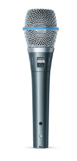 BETA87C CARDIOID CONDENSER HANDHELD MICROPHONE, FOR VOCAL APPLICATIONS