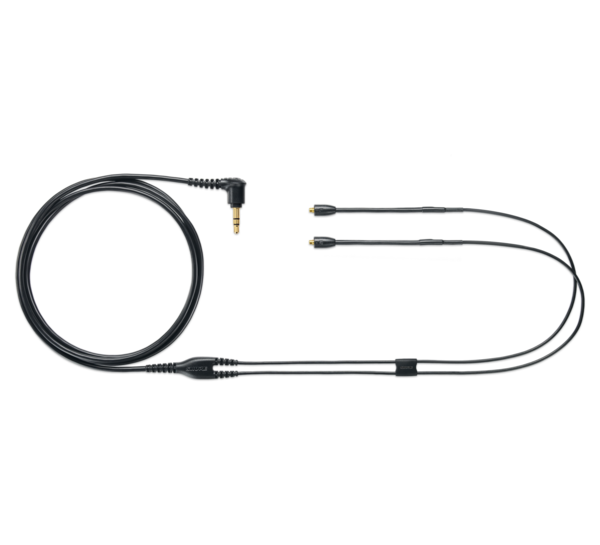 EAC64BK DETACHABLE EARPHONE CABLE, 64"  (BLACK, SEALABLE BAG)