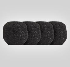 RK261BWS BLACK SMALL FOAM WINDSCREENS FOR SM84, MX183, MX184, MX185, WL84A, WL183, WL184, WL185