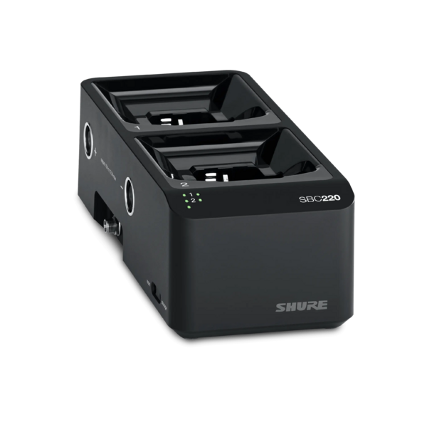 SBC220-US 2 BAY NETWORKED DOCKING STATION - HOLDS 2 X SB900 BATTERIES, ULXD, QLXD, OR AXIENT BODYPACKS OR HH