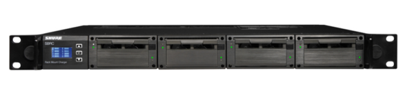SBRC-US RACK BATTERY CHARGER. COMPATIBLE WITH SHURE RECHARGEABLE BATTERIES AXT910, AXT920 AND SB900A.