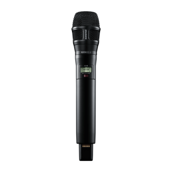 ADX2/N8SB=-G57 HANDHELD WIRELESS MICROPHONE TRANSMITTER,METAL,SUPERCARDIOID DYNAMIC CAPSULE,BLACK