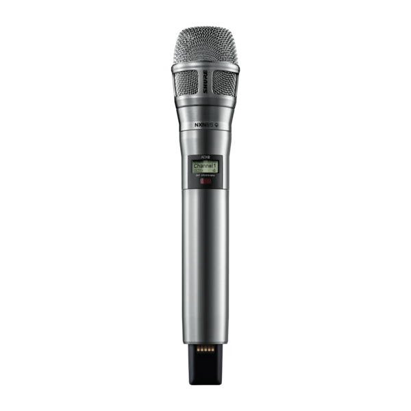 ADX2/N8SN=-G57 HANDHELD WIRELESS MICROPHONE TRANSMITTER,METAL,SUPERCARDIOID DYNAMIC CAPSULE,NICKEL