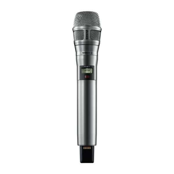 ADX2FD/N8SN=-G57 HANDHELD WIRELESS MICROPHONE TRANSMITTER,METAL,SUPERCARDIOID DYNAMIC CAPSULE,NICKEL