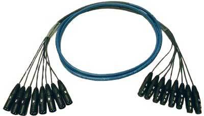 WHI-MT-4-F-M-10 SNAKE - FAN TO FAN, 4 XLRF TO 4 XLRM, 10', W04PR