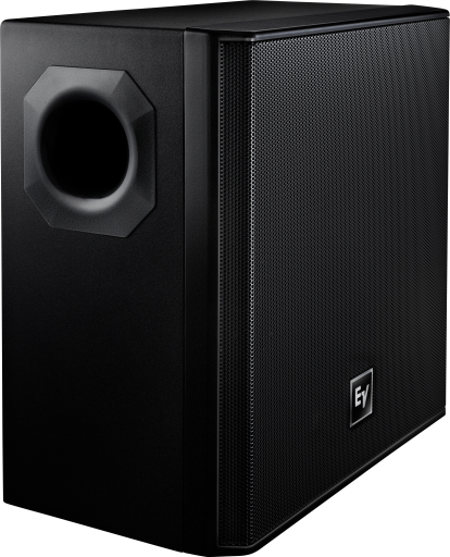 EVID-40S SURFACE-MOUNT COMPACT SUBWOOFER - BLACK CABINET