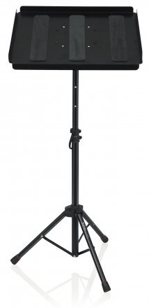 GFW-UTL-MEDIATRAY1 GATOR FRAMEWORKS COMPACT ADJUSTABLE MEDIA TRAY WITH TRIPOD STAND