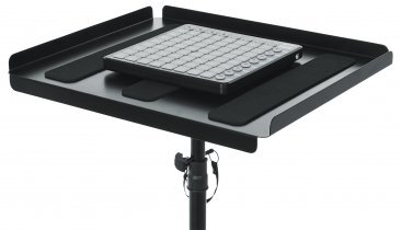 GFW-UTL-MEDIATRAY1 GATOR FRAMEWORKS COMPACT ADJUSTABLE MEDIA TRAY WITH TRIPOD STAND