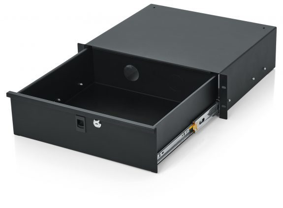 GRW-DRW3 3RU RACK DRAWER 14.2" DEEP, LOCKABLE (LOCK AND KEY INCLUDED)