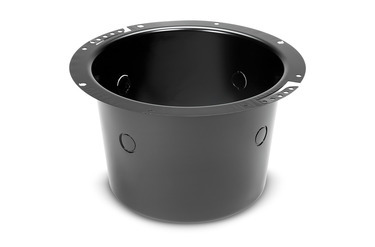 MTC-81BB8 PRE-INSTALL BACKCAN FOR 8138, 7.4 LITER, 7"H X 11-3/4" DIA, 11-1/4" MOUNTING CIRCLE, 16 GAUGE STEEL,