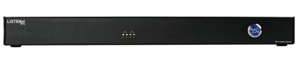 LW-210-04-01 LISTENWIFI 4 CHANNEL WI-FI AUDIO SERVER -4 CH AUDIO FOR UP TO 500 USERS, TO SMARTPHONES OR RECEIVERS