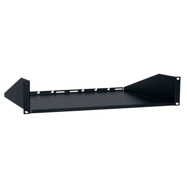 US-214 RACK UTILITY SHELF-2U, 14IN D, BLACK