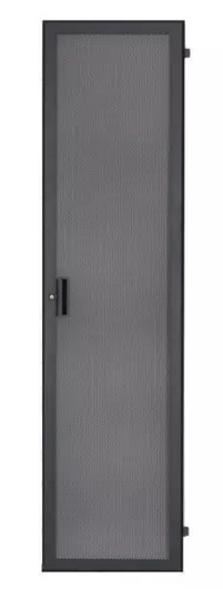 LFD-35FV DOOR-FULLY VENTED FRONT-35U, LOCKING, BLACK