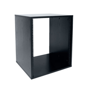 LLR-1218-B RACK-LAMINATE-12U, 18IN DEEP, UNASSEMBLED, BLACK