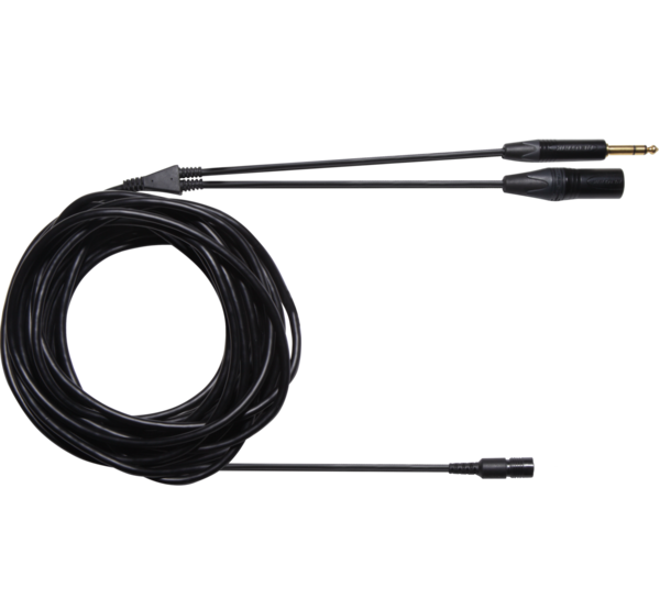 BCASCA-NXLR3QI-25 25FT. DETACHABLE CABLE WITH NEUTRIK 3 PIN XLR MALE CONNECTOR AND 1/4'' STEREO PLUG
